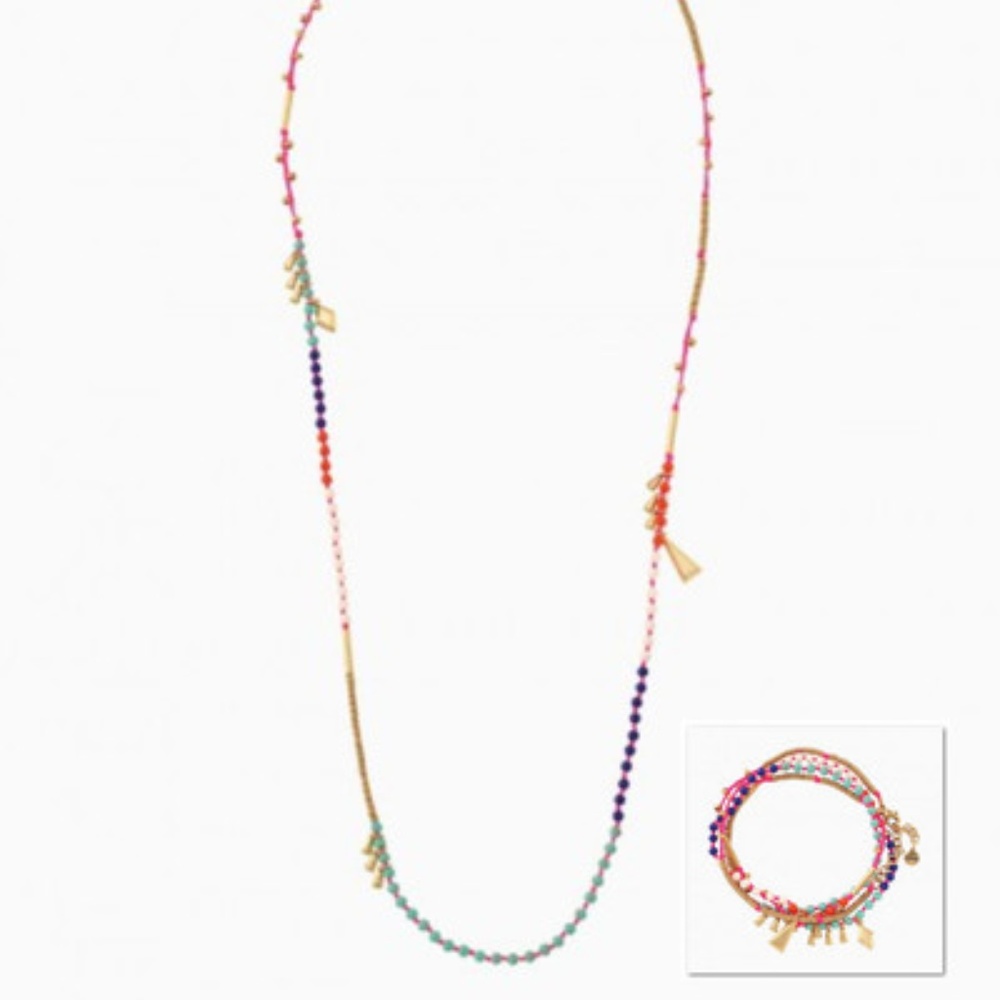 Stella and Dot Reina 2-in-1 Bracelet / Necklace